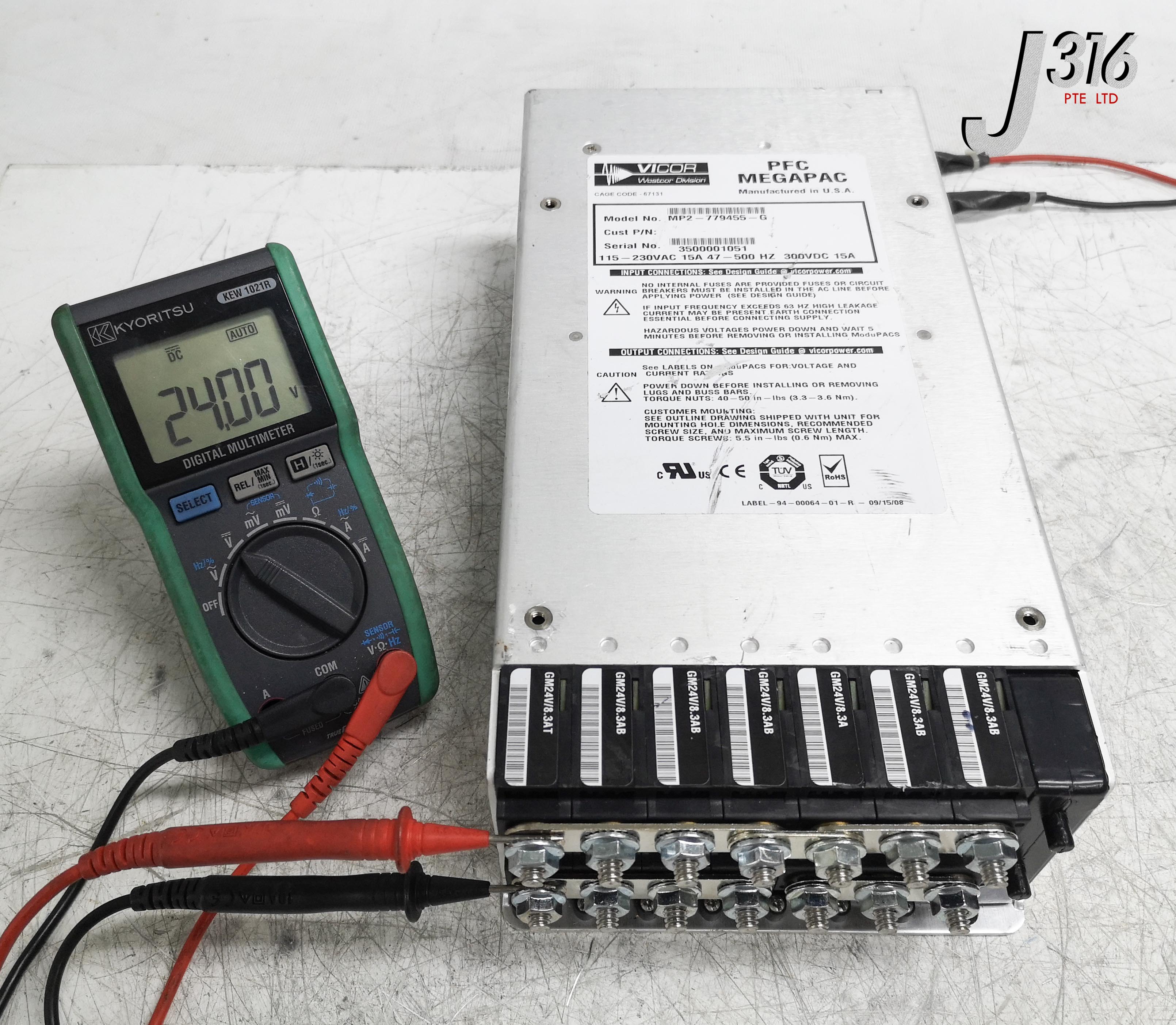 ライブ写真「9」 25729 VICOR MODULAR PS PFC MEGAPAC STD ROHS, P/N: 10-130242-01 MP2